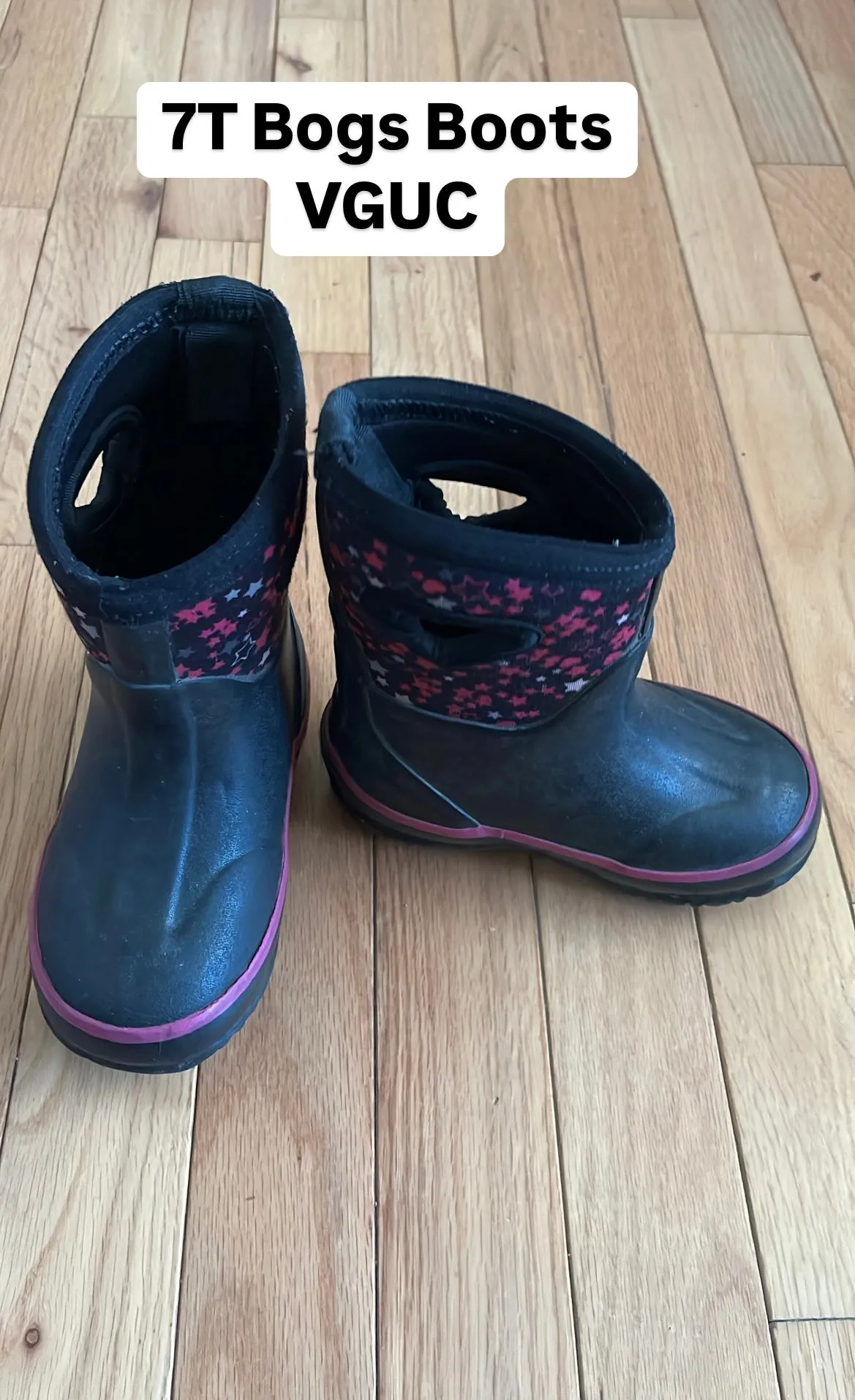 7T Bogs Boots, Shoes 7.5 (Toddler:2-4yr)
