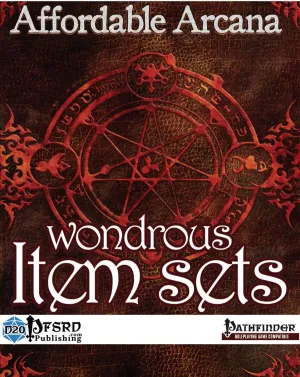 Affordable Arcana - Wondrous Item Sets (PFRPG)