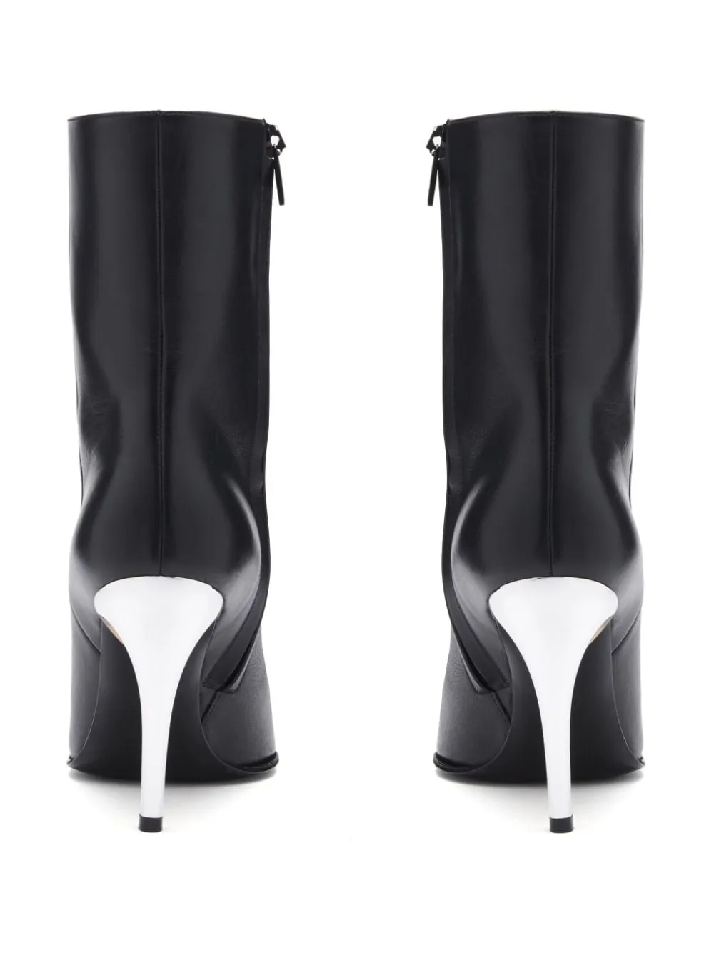 ALEXANDER MCQUEEN Women's 24SS Fashion Boots - Black, Silver, and Gold