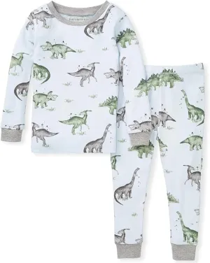 Baby Boys Pajamas, 2-Piece Long Sleeve Tee and Long Pant Cotton PJ Set, Sizes for 12 Months to 12 Years