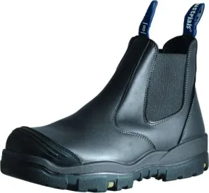 Bata Trekker Elastic Sided Safety Boots - Black (Size 7)