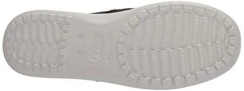 Crocs Men's Santa Cruz Mesh Slip-On Loafer, Black, 9 M US
