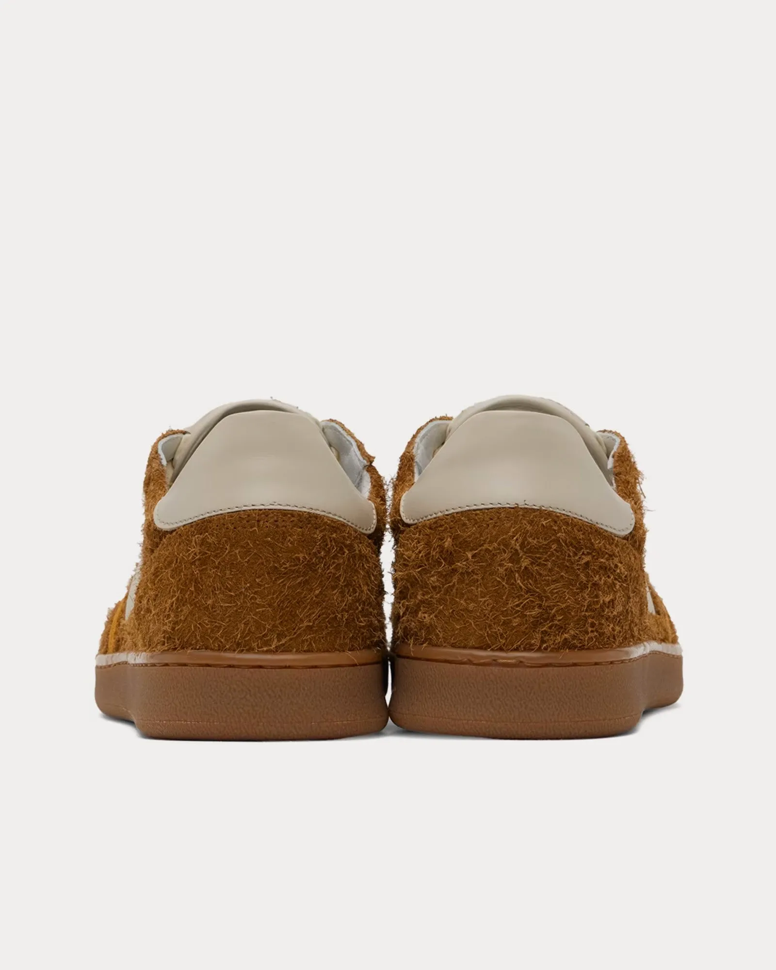 Pillar Court II Brushed Suede Mocha Brown Low Top Sneakers