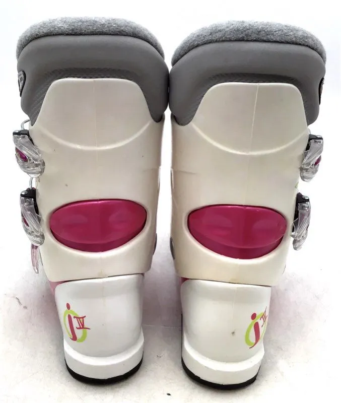 Rossignol Girls Pink White Ski Boots - Size 23.5