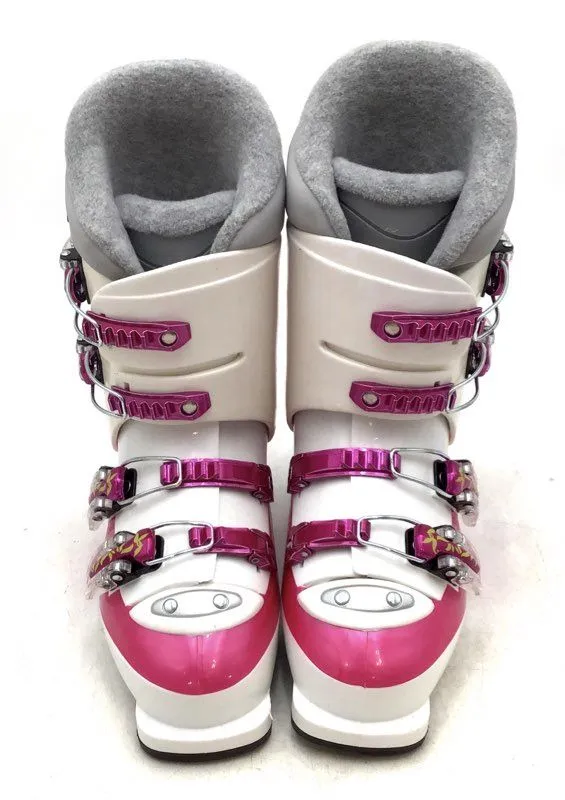 Rossignol Girls Pink White Ski Boots - Size 23.5