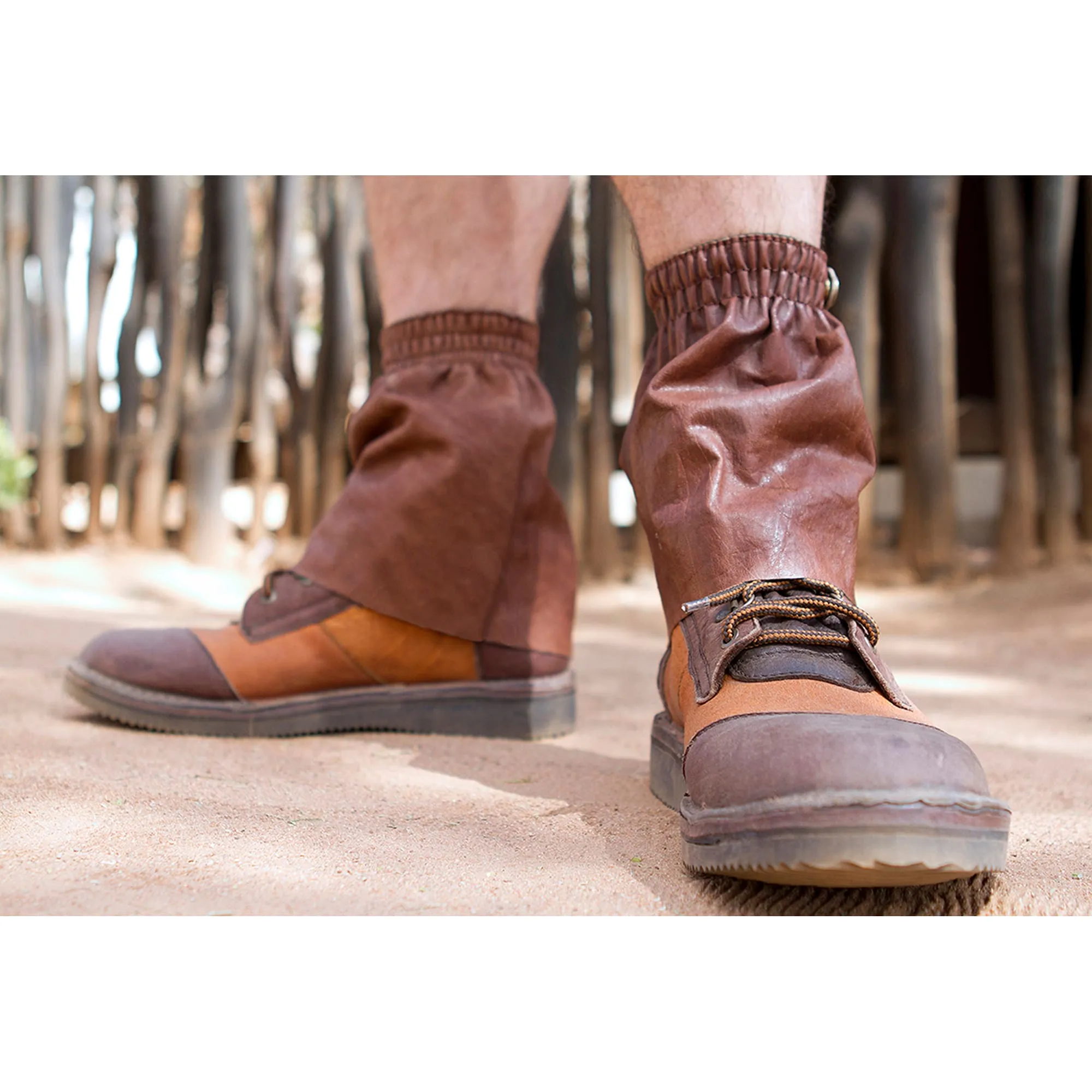 TAG Safari Buffalo Skin Ankle Gaiters