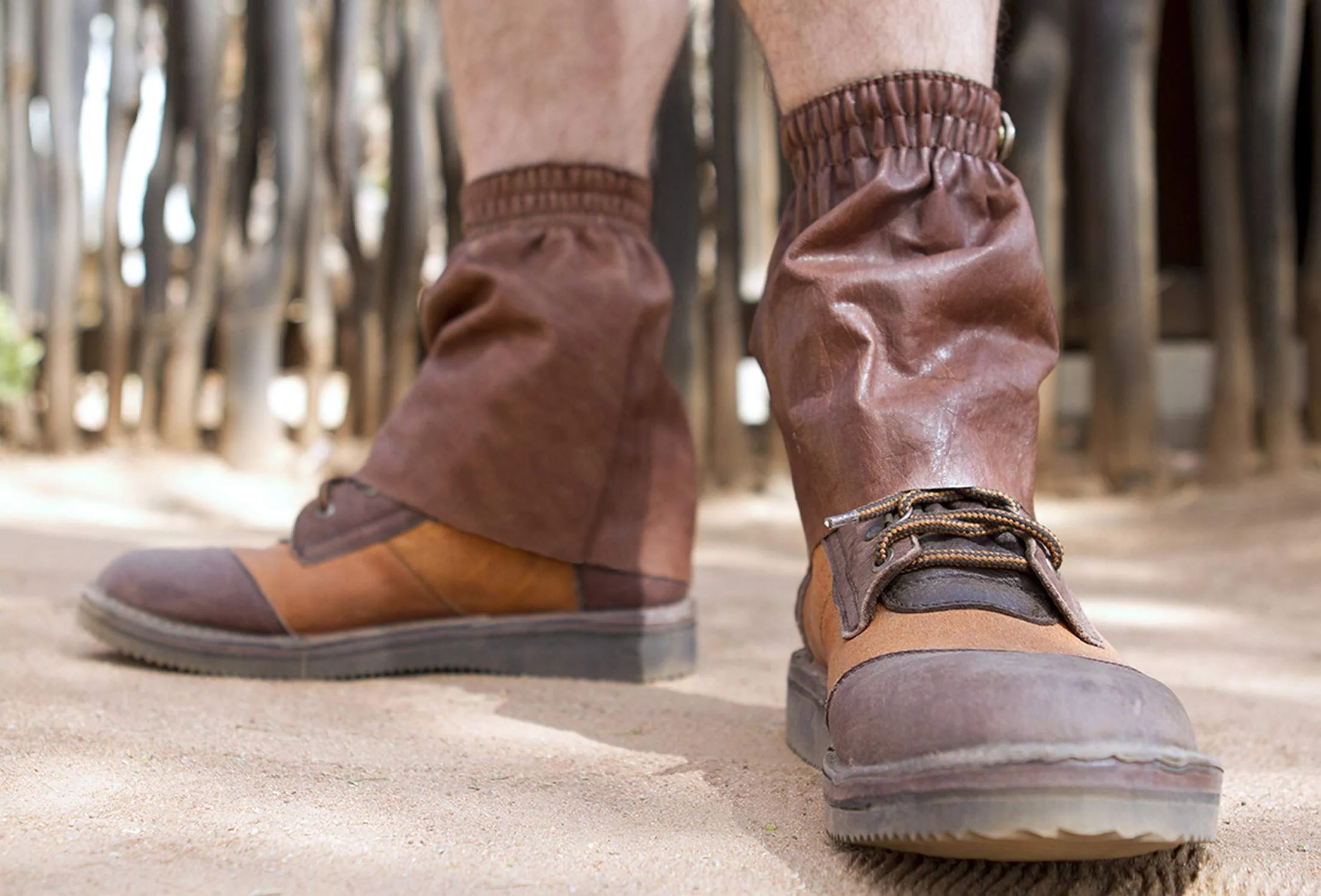 TAG Safari Buffalo Skin Ankle Gaiters