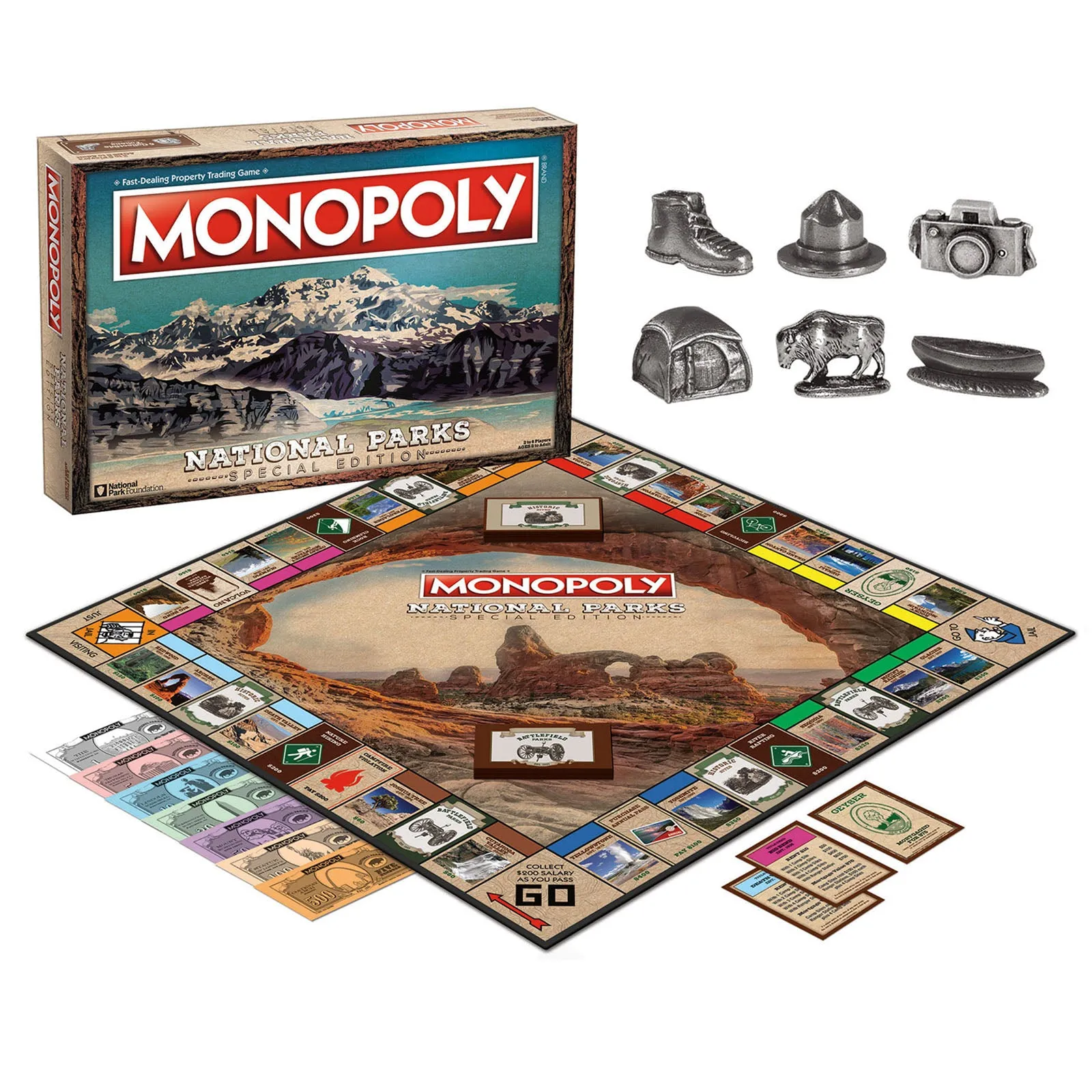 USAopoly MONOPOLY: National Parks Edition Board Game