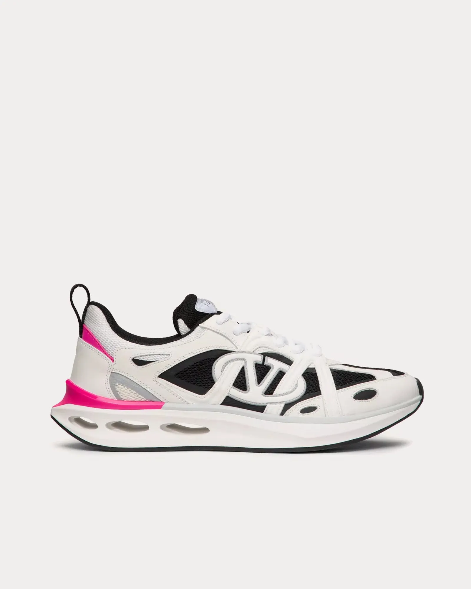 Vlogo Easyjog Calfskin & Fabric White / Pink PP / Pastel Grey Low Top Sneakers