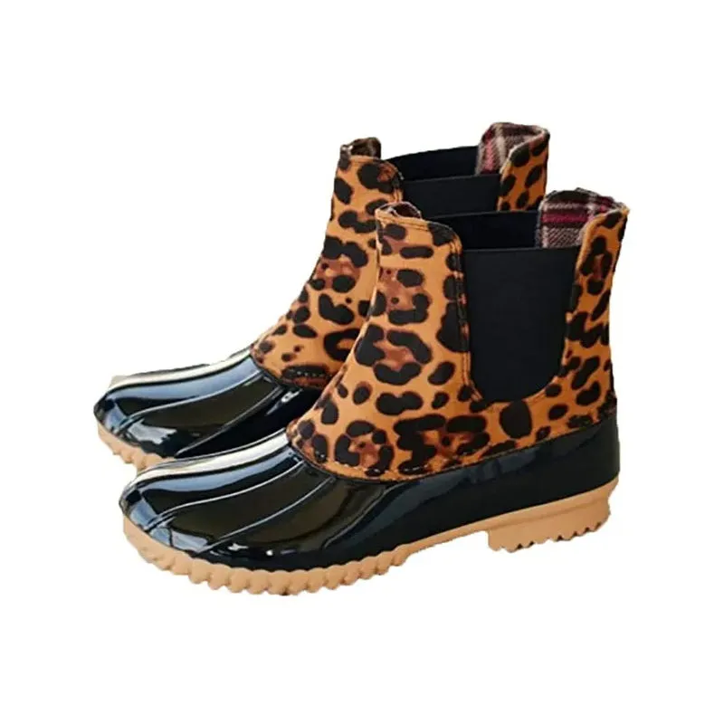 Waterproof Platform Rain Boots